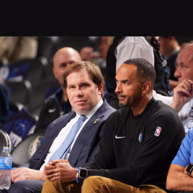 Nico Harrison, protests at Dallas Mavericks. Photo: gettyimages.