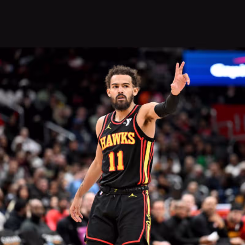 Trae Young, enfado con Atlanta Hawks. Foto: gettyimages