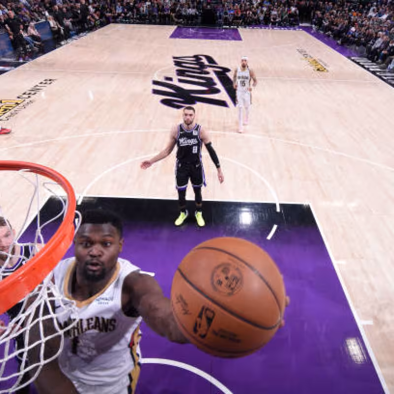 Zion Williamson, gran actuación. Foto: gettyimages