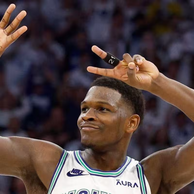 Anthony Edwards, star of the Minnesota Timberwolves.