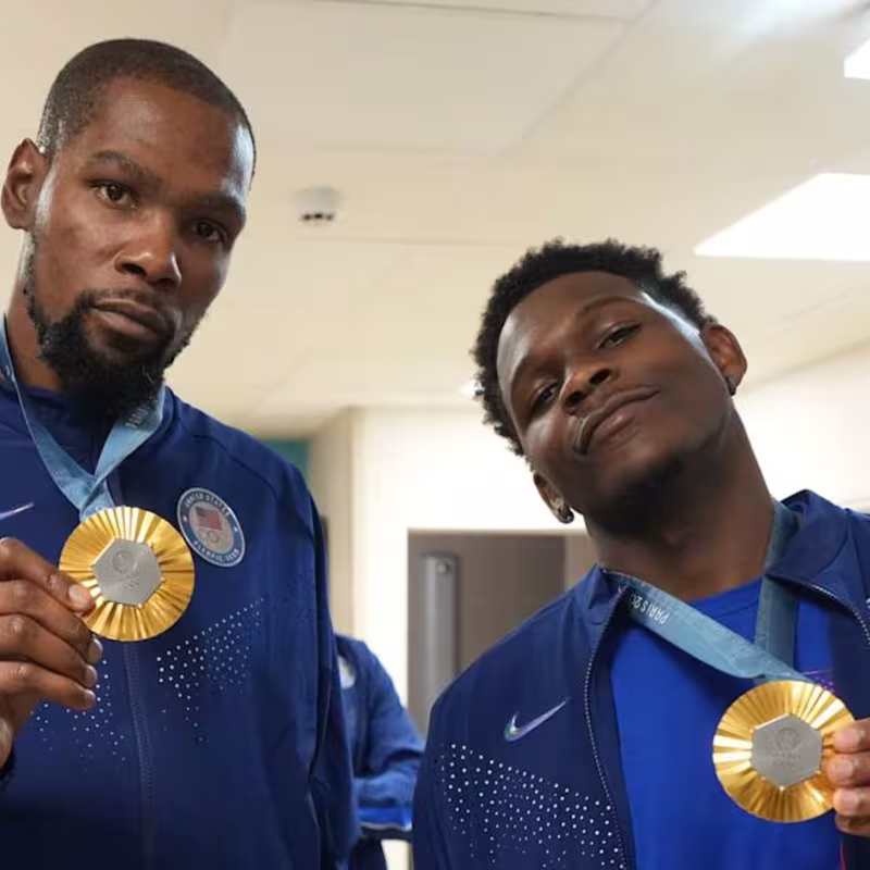 Kevin Durant y Anthony Edwards son grandes amigos
