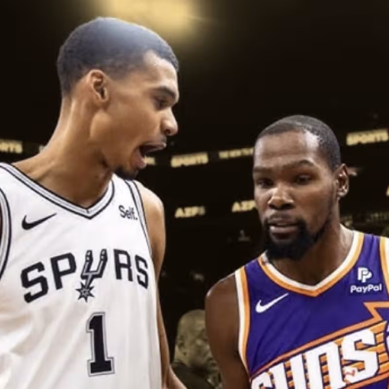 Kevin Durant could end up playing with Victor Wembanyama.