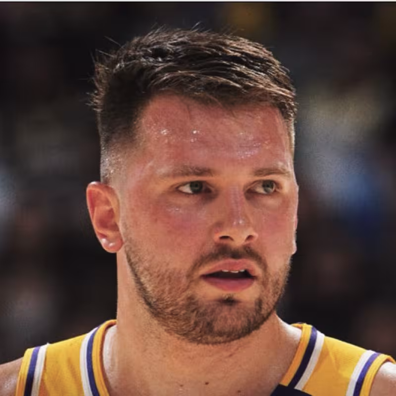 Luka Doncic, star of the Los Angeles Lakers.