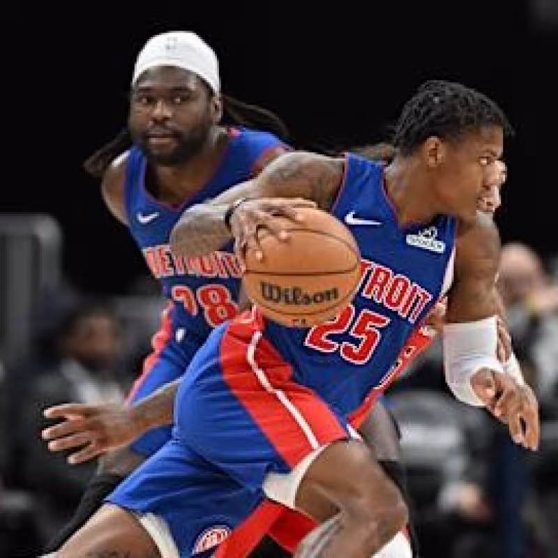 Marcus Sasser, key member of the Detroit Pistons bench