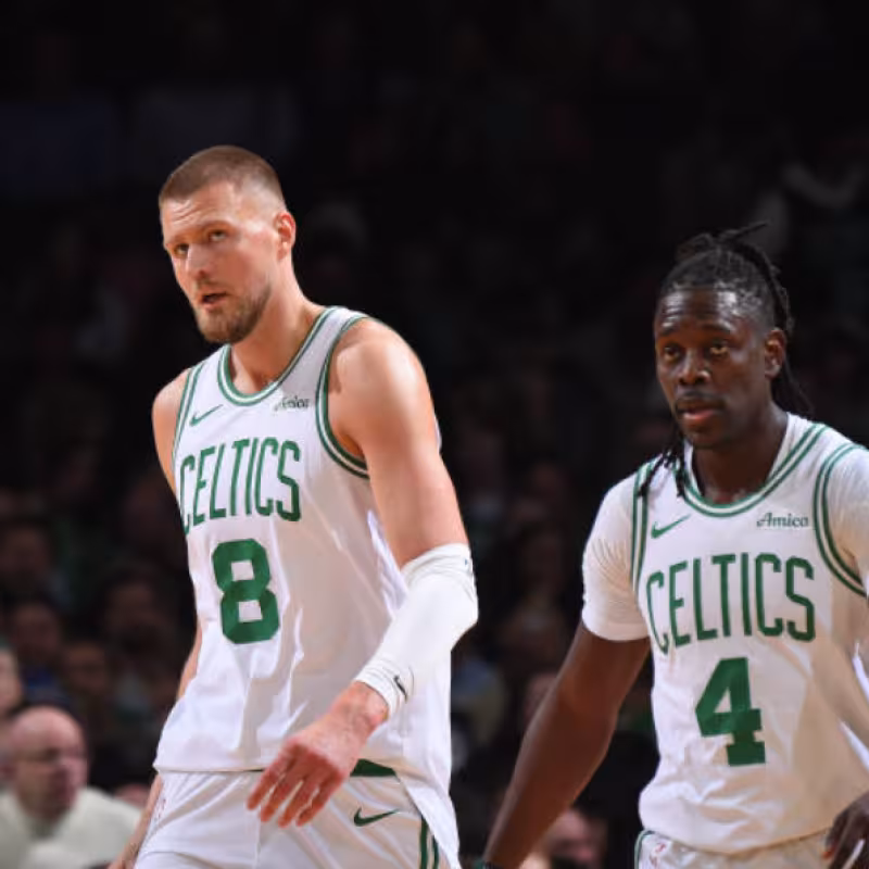 Porzingis and Holiday, possible trades. Photo: gettyimages