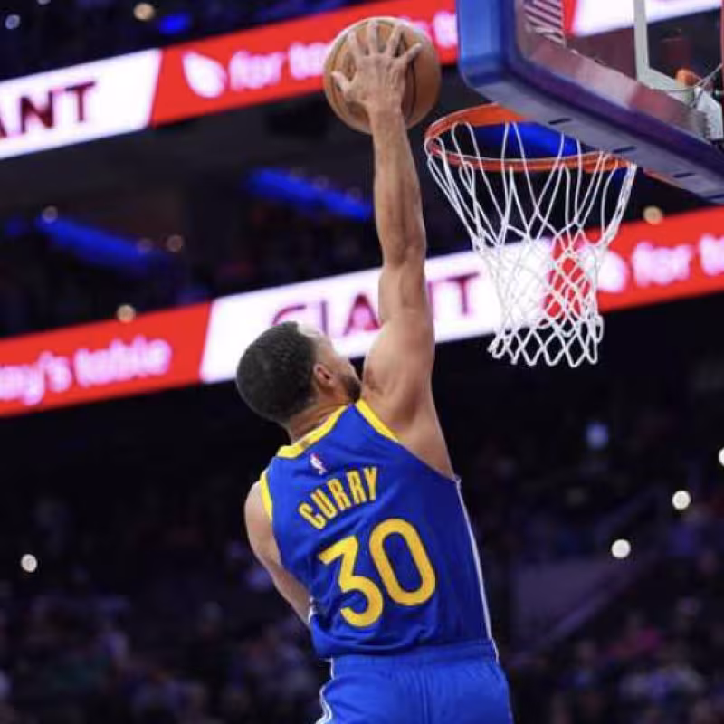 Stephen Curry, estrella de Golden State Warriors. 