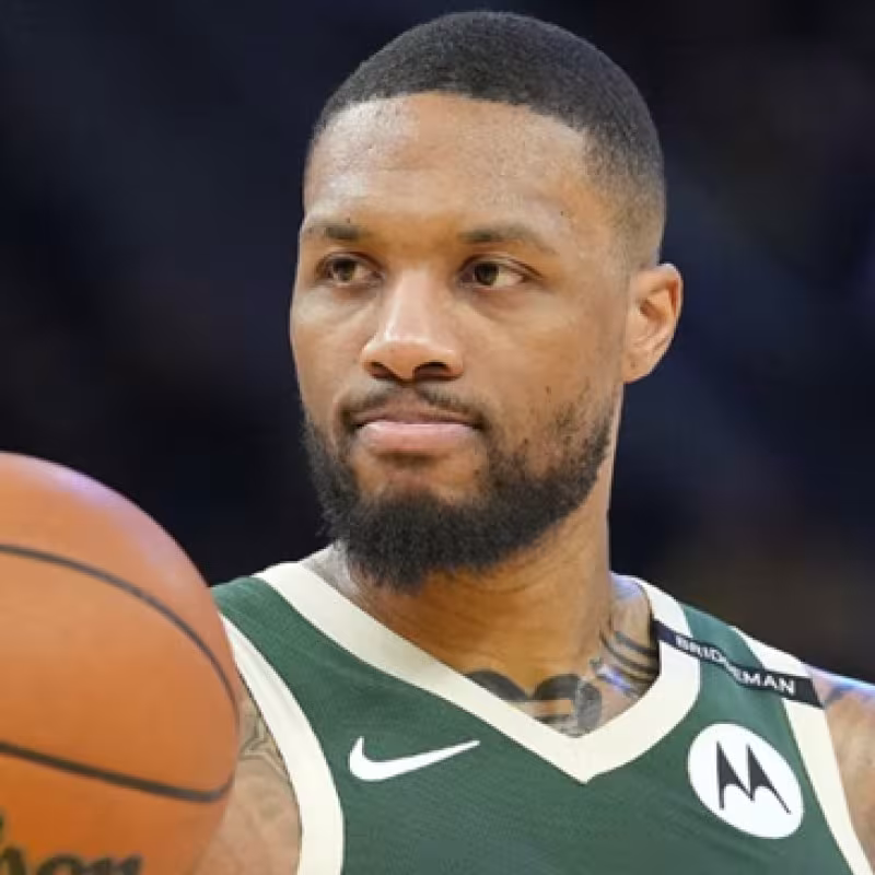 Damian Lillard, player for the Milwaukee Bucks.