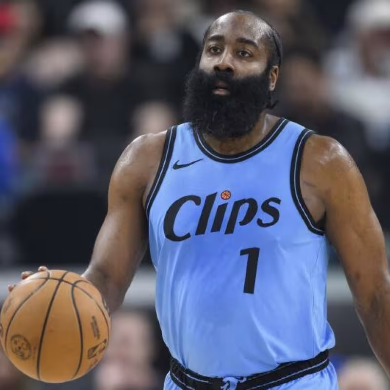 James Harden, star of the Los Angeles Clippers