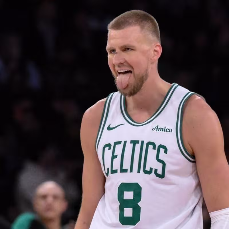 Kristaps Porzingis, NBA champion with the Boston Celtics in 2024