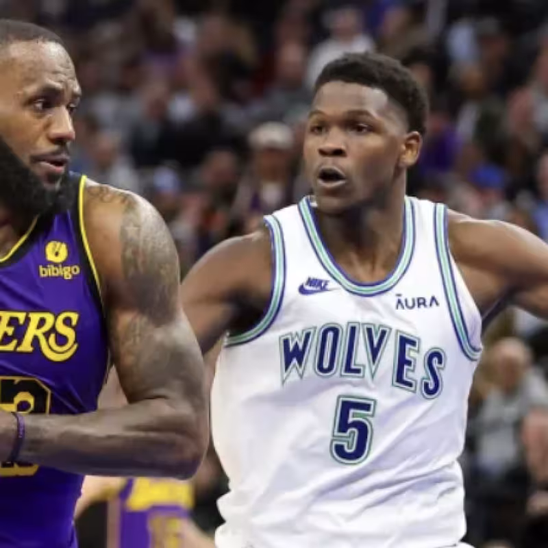 Lakers and Wolves will face off in the first round of playoffs.