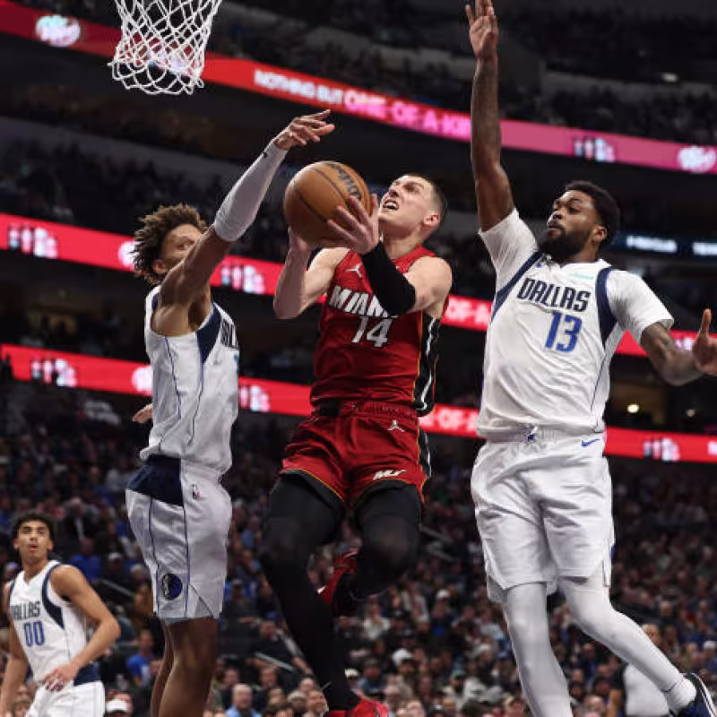 Miami Heat and Dallas Mavericks, challenge of the play-in. Photo: gettyimages.