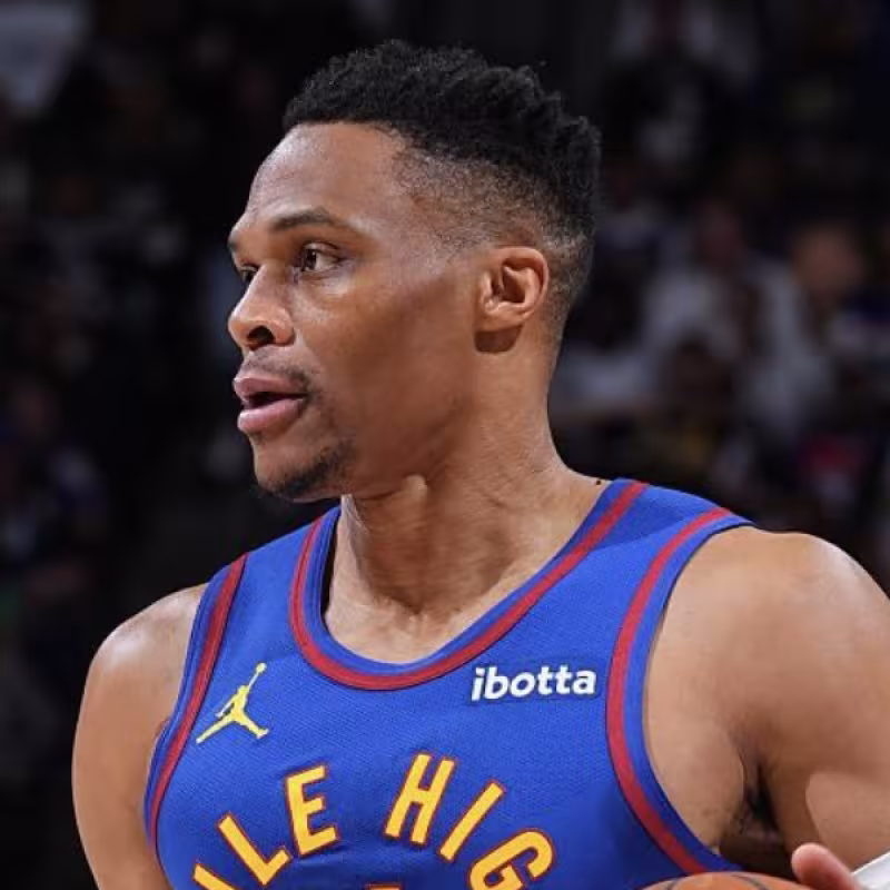 Russell Westbrook, clave en el triunfo de los Nuggets. 