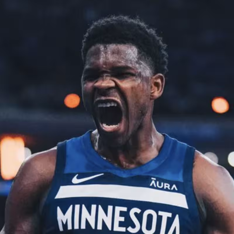 Anthony Edwards led the Wolves in Game 2.