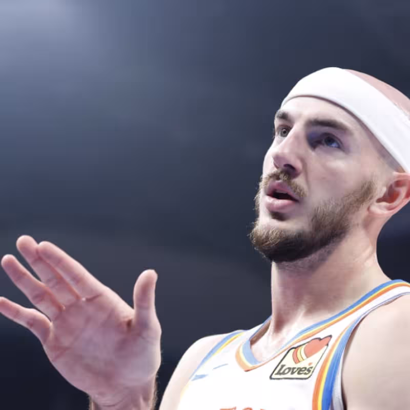 Alex Caruso, key in the victory against the Nuggets.