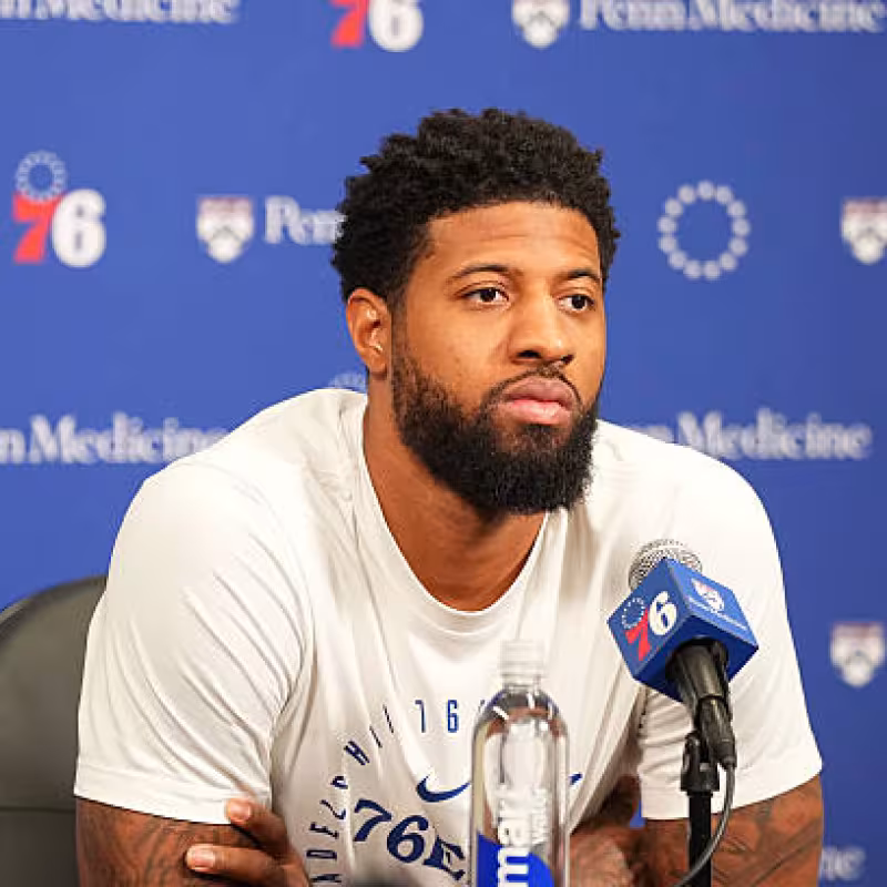 Paul George, transferable to the Sixers. Photo: gettyimages