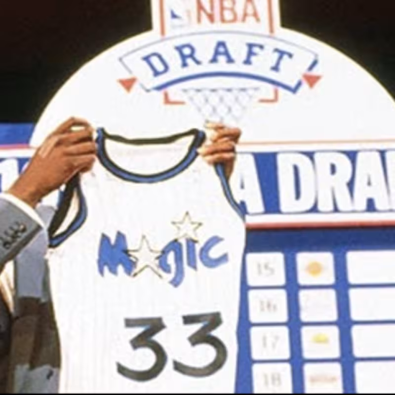 Shaq, chosen as the number 1 pick in the 1992 Draft.