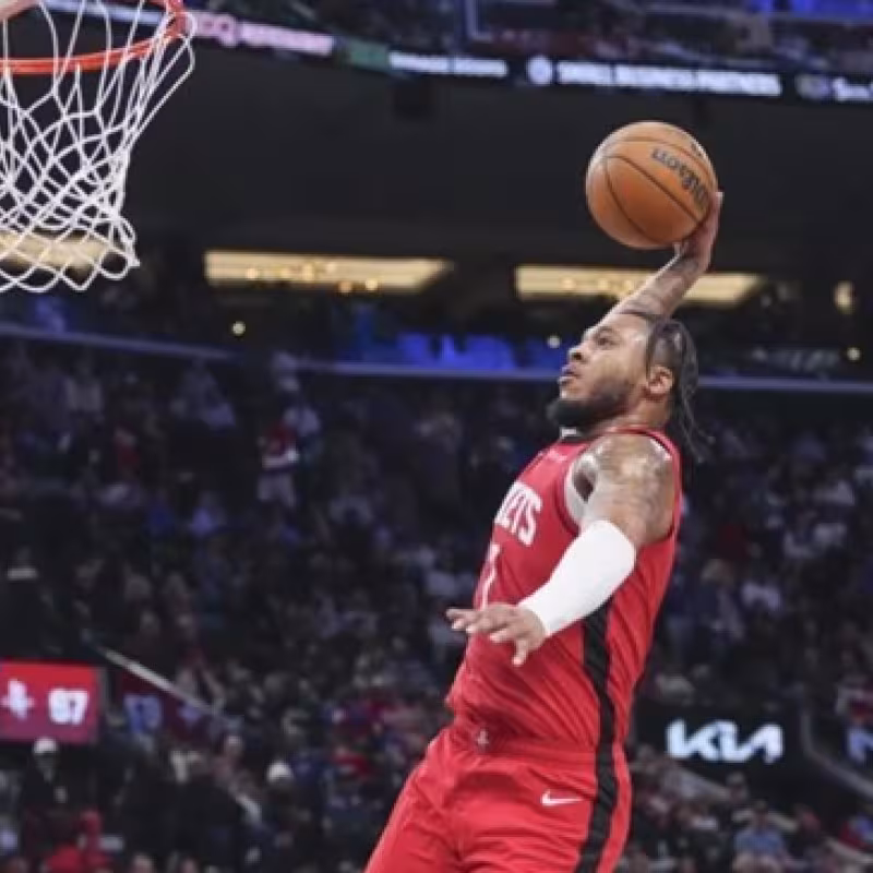 Cam Whitmore, player of the Houston Rockets.