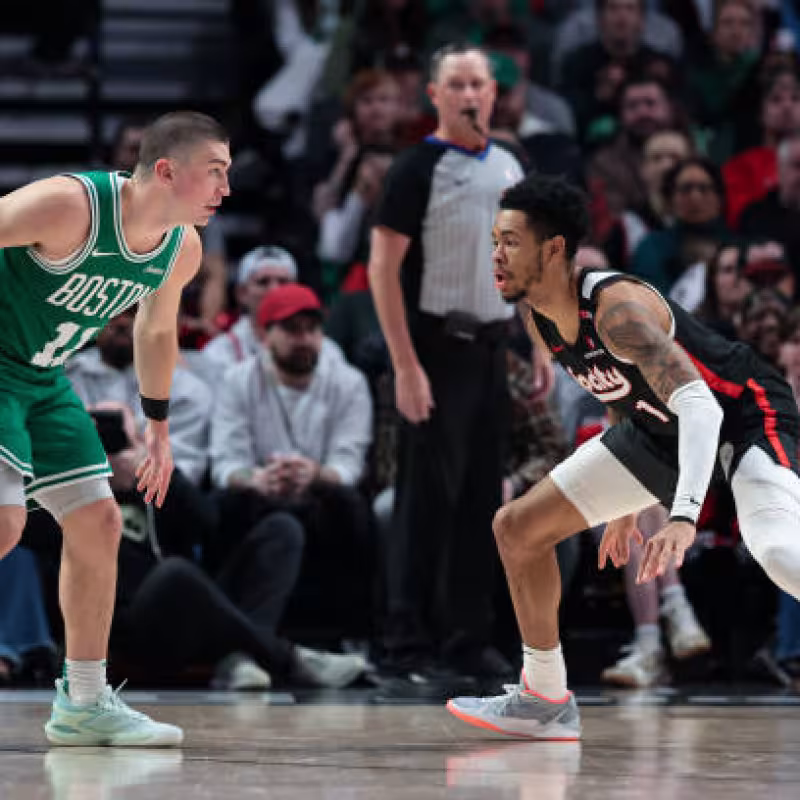 Anfernee Simons, possible trade out of Boston Celtics. Photo: Getty Images