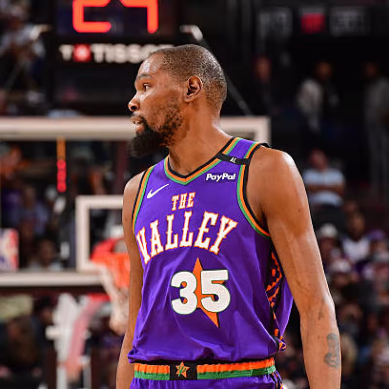 Kevin Durant, conflicto con los Suns. Foto: gettyimages