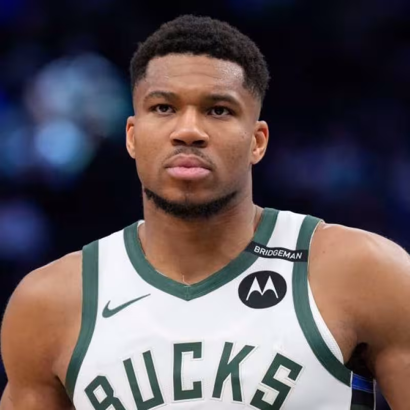 Giannis Antetokounmpo, one of the best players in the history of the Milwaukee Bucks.