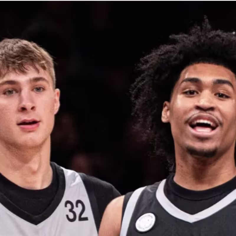 Flagg y Harper, favoritos a los número 1 y 2 del NBA Draft 2025.