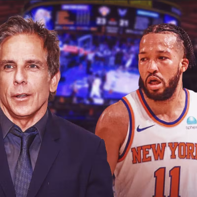 Ben Stiller y Jalen Brunson, amantes de Tom Thibodeau.
