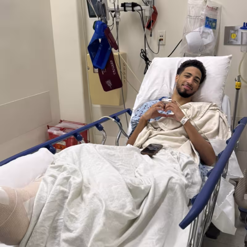 Tyrese Haliburton, estrella de los Pacers, recién operado del Aquiles. 