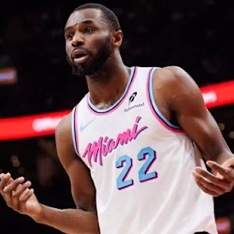 Andrew Wiggins, player for the Miami Heat.