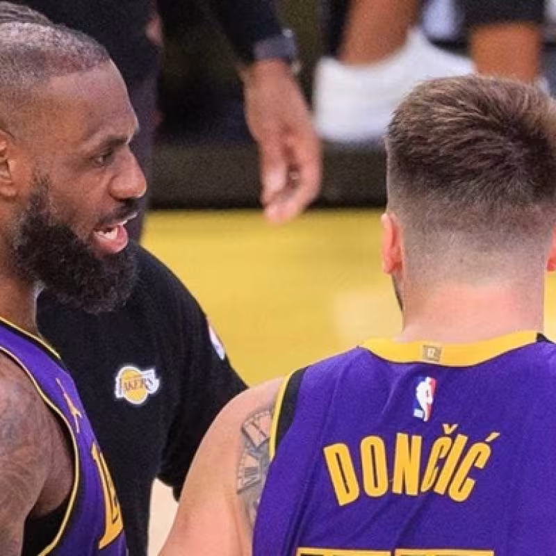 LeBron James, jugador de Los Angeles Lakers.
