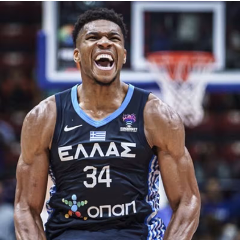 Giannis Antetokounmpo, star of Greece in Eurobasket 2025.