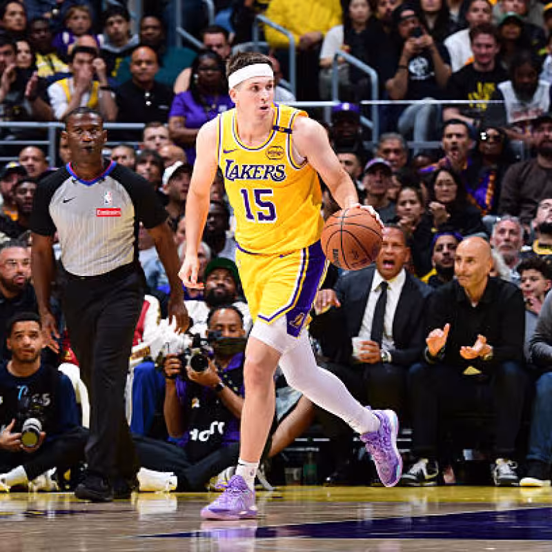 Austin Reaves, traspasado de los Lakers. Foto: gettyimages