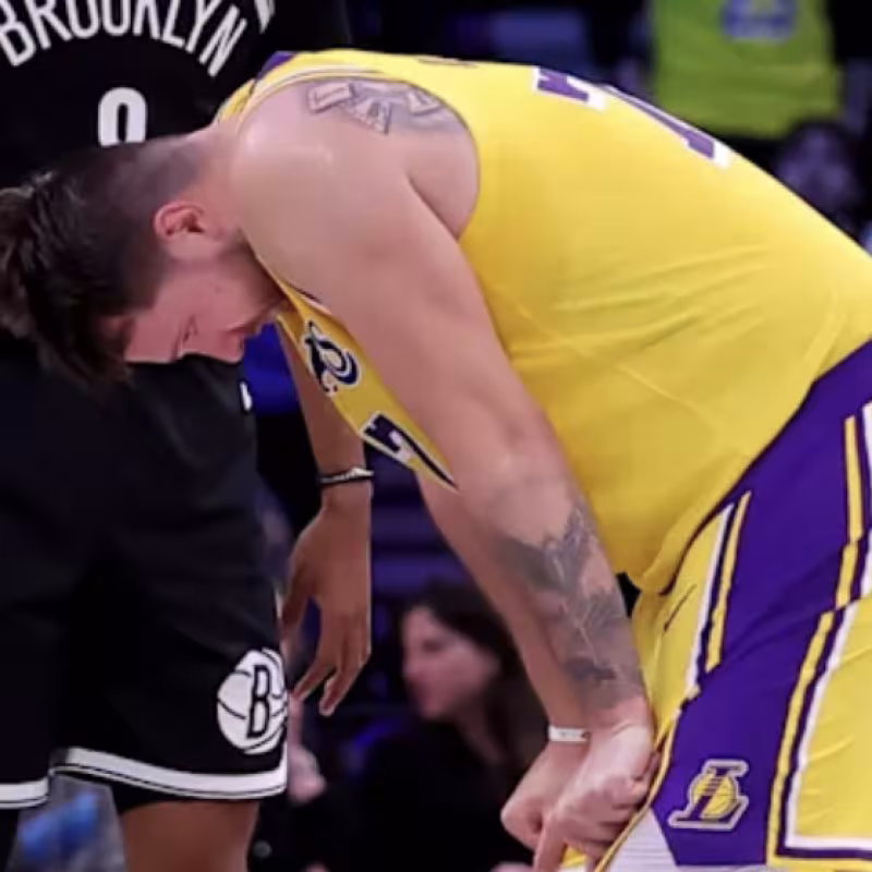 Luka Doncic, star of the Los Angeles Lakers: should not be happy with free agency.