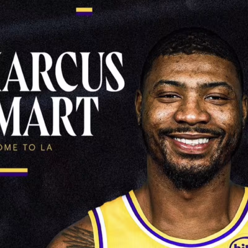 Marcus Smart, star of the Los Angeles Lakers.