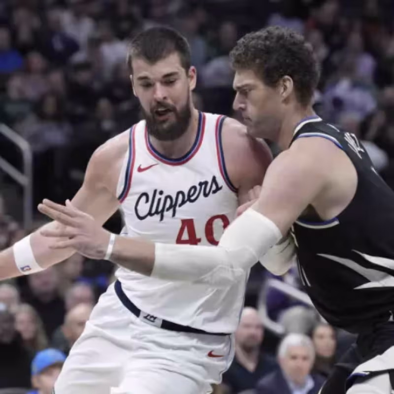 Zubac y Lopez, nuevos compañeros en los Clippers. 
