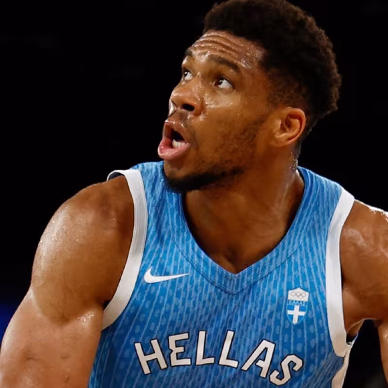 Giannis Antetokounmpo, leader of Greece in the Eurobasket.