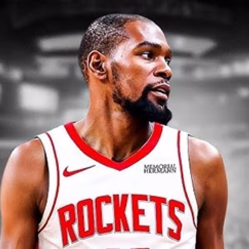 Kevin Durant, player of the Houston Rockets.