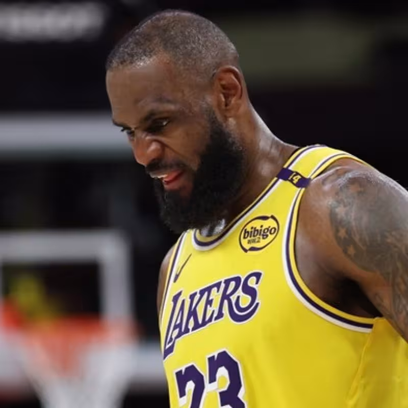 LeBron James, player of the Los Angeles Lakers.