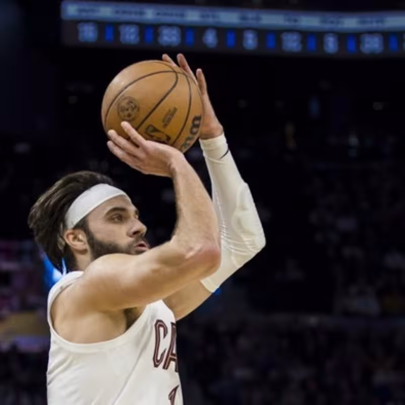 Max Strus, player for the Cleveland Cavaliers.