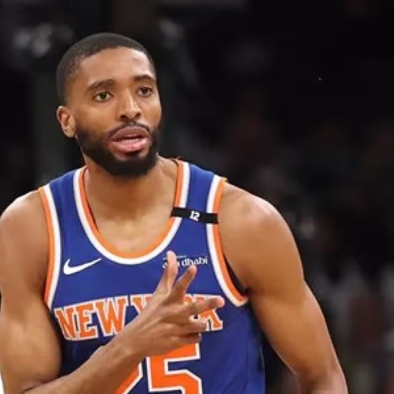 Mikal Bridges, player for the New York Knicks.