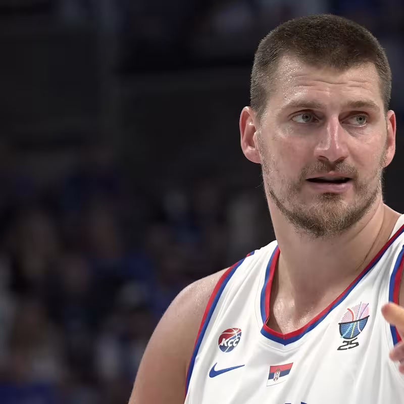 Nikola Jokic, estrella de Serbia.