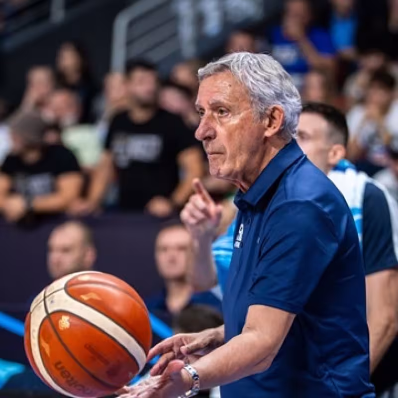 Svetislav Pesic, Serbia's national team coach.