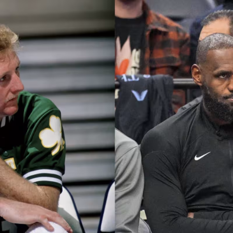 LeBron James and Larry Bird, the best small forwards in NBA history.