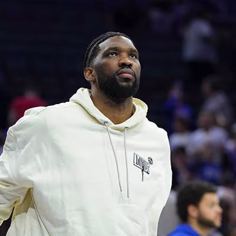 Joel Embiid, knee concern. Photo: gettyimages