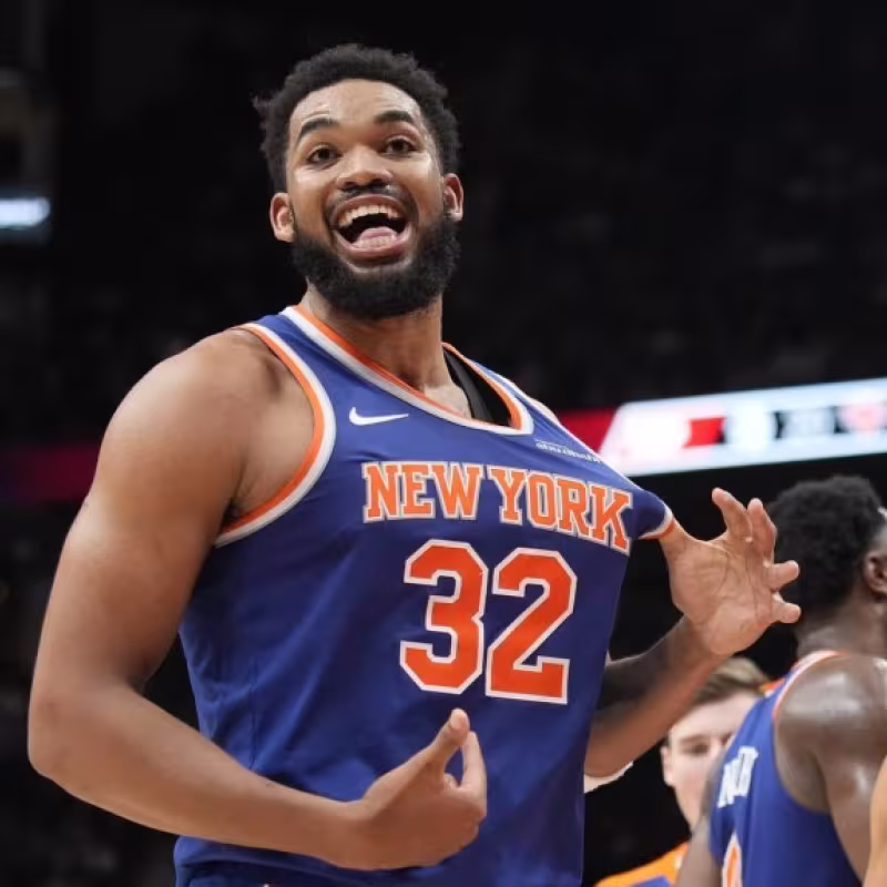 Karl-Anthony Towns and Jalen Brunson, the two biggest stars of the New York Knicks.