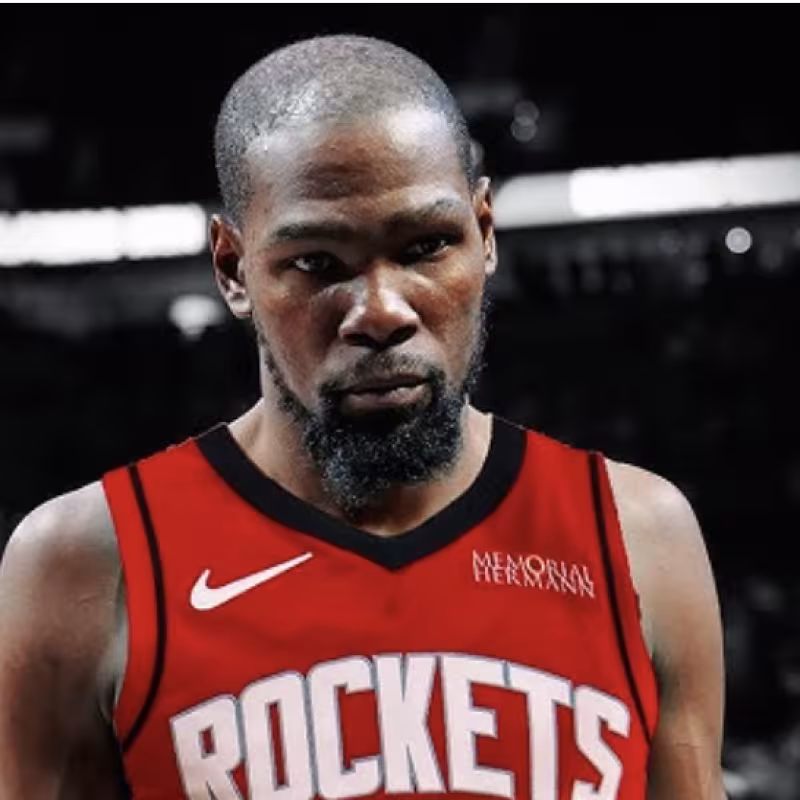Kevin Durant, star of the Houston Rockets.