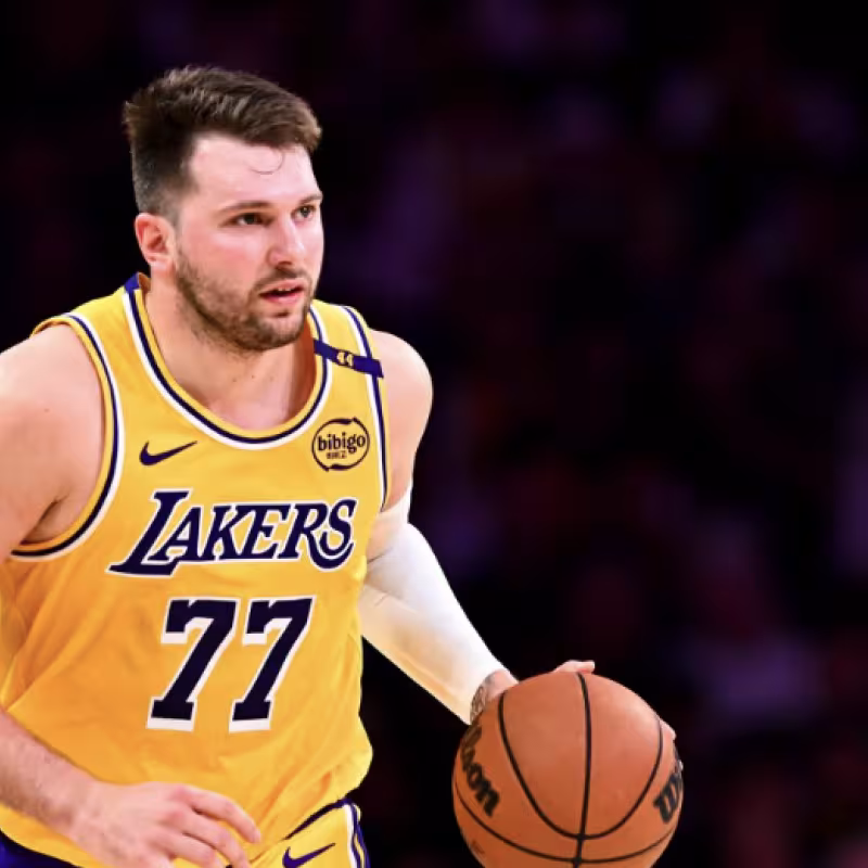 Luka Doncic, estrella de Los Angeles Lakers. 