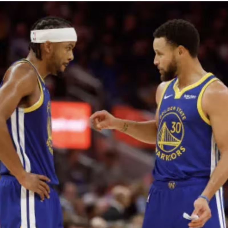 Moody y Curry, compañeros en Golden State Warriors. 