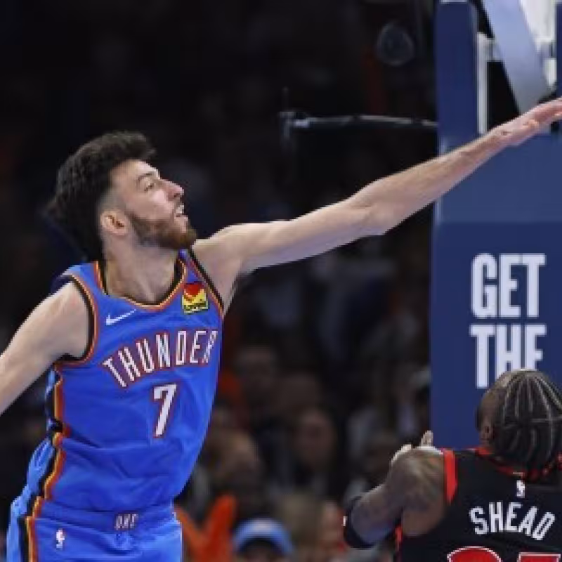 Chet Holmgren is one of the faces of the champion Oklahoma City Thunder.