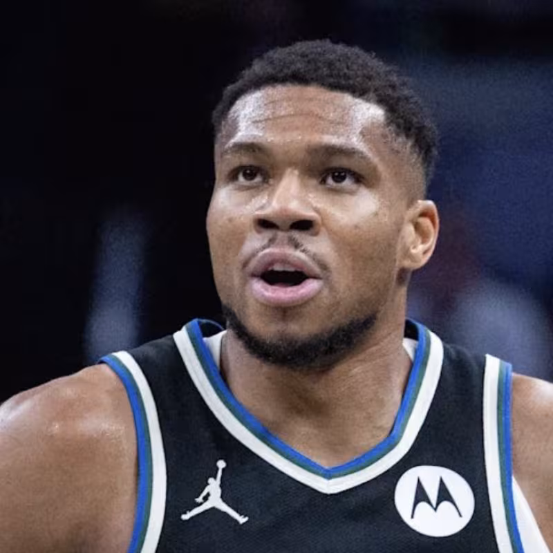 Giannis Antetokounmpo, star of the Milwaukee Bucks.
