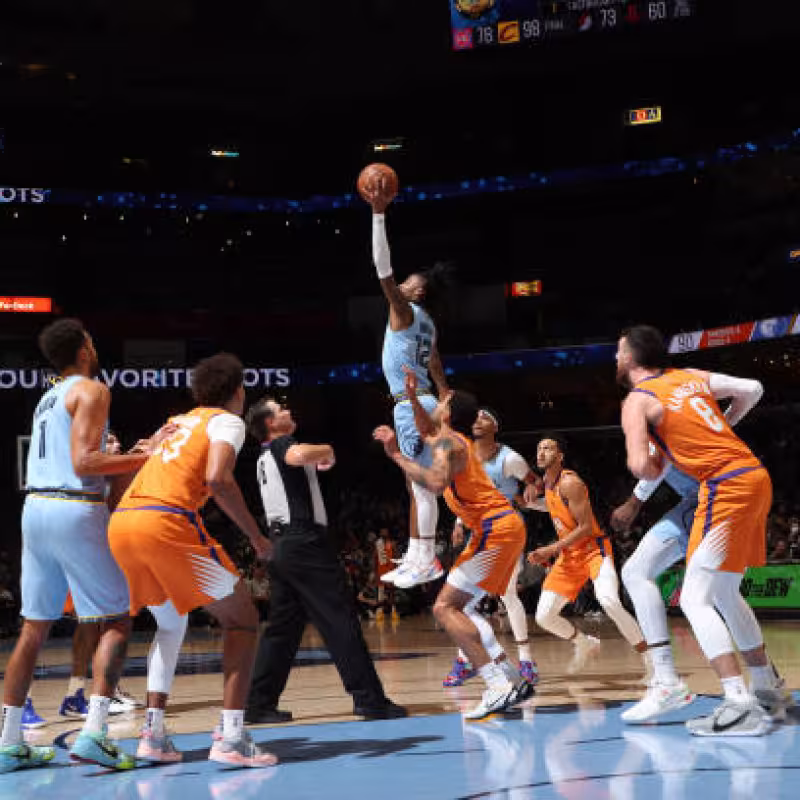 Ja Morant, time in the air. Photo: gettyimages